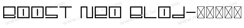 Boost Neo Blod字体转换